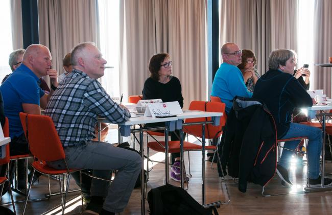 Deltakere under konferansen om karriereveiledning i samiske språkområder i Kautokeino.