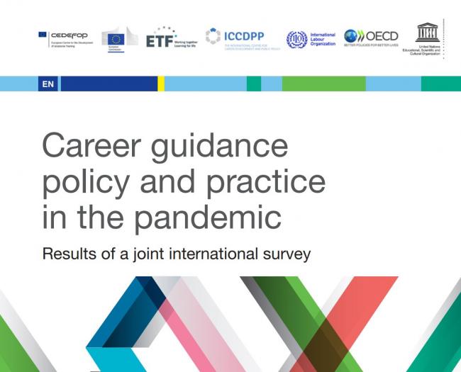 Forside til rapporten Career guidance policy and practice in the pandemic