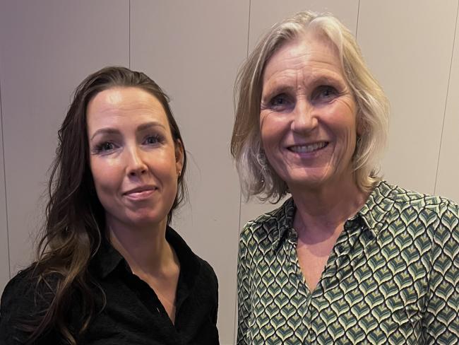 Bilde av Magdalena Fosshaug og Kristine Novak.