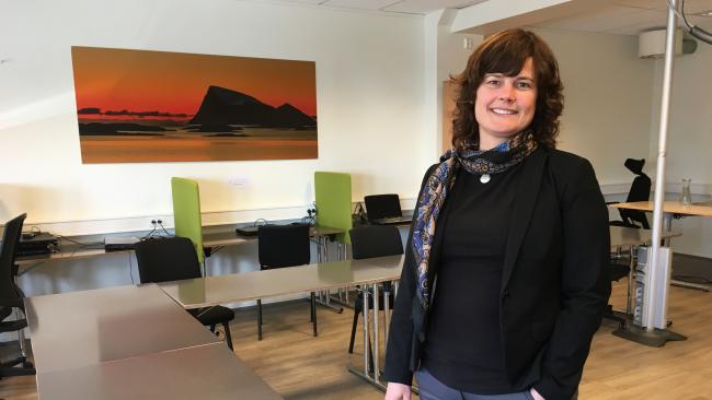 Grethe Elvebo i Karrieresenteret hos Tromsprodukt.